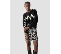 Strickpullover LECOMTE "Pullover", Damen, Gr. 40, schwarz, 54%Baumwolle 42%Polyacryl 2%Wolle 2%Polyamid, gerader Abschluss, Pullover Strickpullover (34211469-40) schwarz