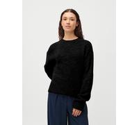 Strickpullover LEGER "Florina, LeGer by Lena Gercke", Damen, Gr. 38, schwarz, Strick, Obermaterial: 56% Polyacryl, 44% Polyamid, Rundhals, Pullover Strickpullover, überschnittene Schultern, lockere Fo