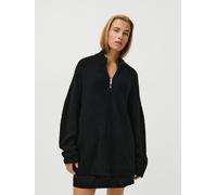 Strickpullover LEGER "Inge, LeGer by Lena Gercke", Damen, Gr. 34, schwarz, Strick, Obermaterial: 65% Polyacryl, 35% Polyamid, unifarben, loose fit normal, Rundhals, eingesetzt gerader Abschluss, Pullo