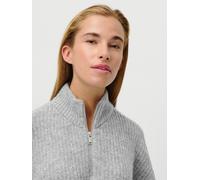Strickpullover LEGER "Inge, LeGer by Lena Gercke", Damen, Gr. 42, grau melange, Strick, Obermaterial: 56% Polyacryl, 44% Polyamid, loose fit normal, Rundhals, eingesetzt gerader Abschluss, Pullover St