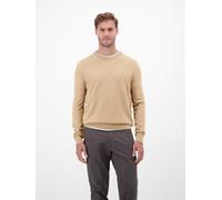 Strickpullover LERROS, Damen, Gr. XXL, original olive, Strick, Obermaterial: 88% Schurwolle, 12% Kaschmir, unifarben, regular fit normal, Rundhals, Rippbündchen, Pullover Strickpullover, mit Logo Stic