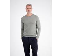 LERROS Dezent gestalteter Strickpullover aus weicher Merinowolle - Platinum Grey Melange M