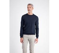LERROS Dezent gestalteter Strickpullover aus weicher Merinowolle - Classic Navy XXL