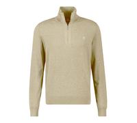 Strickpullover LERROS "Flachstrick-Troyer in Großen Größen", Herren, Gr. 4XL, beige (tender beige melange), 100% Baumwolle, ohne Ausschnitt, Pullover Strickpullover (53931330-4XL) tender beige melange