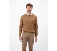 LERROS Herren Basic Strickpullover - Light Coffee Melange L