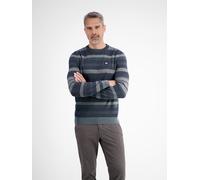 Strickpullover LERROS, Herren, Gr. 3XL, classic navy, Strick, Obermaterial: 100% Baumwolle, gestreift, normal hüftbedeckend, Rundhals, Bündchen, Pullover Strickpullover, in Streifen-Optik (85228813-XX