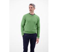 Strickpullover LERROS "Herren Strickpullover aus Baumwolle mit Crewneck Ausschnitt", Herren, Gr. 3XL, grün (sage grün), 100% Baumwolle, Pullover Strickpullover, Weicher Strick-Pullover, Rundhalsaussch