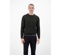 Strickpullover LERROS "LERROS Herren Strickpullover in Twist-Struktur", Herren, Gr. 3XL, schwarz, 100% Baumwolle, Rundhals, Pullover Strickpullover (69585322-XXXL) schwarz