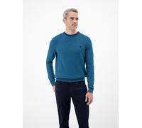 LERROS Herren Strickpullover in Twist-Struktur - Swedish Blue XL