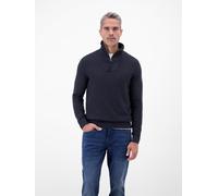 Strickpullover LERROS "Herren Stricktroyer in Twist-Struktur", Herren, Gr. L, classic navy, 100% Baumwolle, ohne Ausschnitt, Pullover Strickpullover (90452265-L)