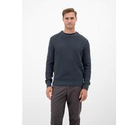Strickpullover LERROS "LERROS Herren Crewneck-Stricker in Strukturqualität", Herren, Gr. XL, classic navy, 100% Baumwolle, Rundhals, Pullover Strickpullover (10116718-XL) classic navy