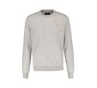 Strickpullover LERROS "LERROS" Gr. XL, weiß (broken white melange) Herren Pullover (27766817-XL) broken white melange