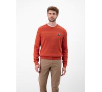 LERROS Strickpullover für Herren, tonal gestreift - Scandinavian Red L