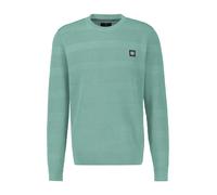 LERROS Strickpullover für Herren, tonal gestreift - Fjord Blue XXL