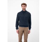 LERROS Strickpullover mit Zopfmuster und Troyerkragen - Classic Navy XXL