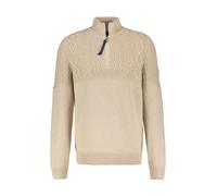 Strickpullover LERROS "LERROS Stricktroyer, tonal gemustert" Gr. 6XL, beige (tender melange) Herren Pullover (30082839-6XL) tender beige melange