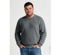 LERROS Strickpullover mit O-Neck - Große Größen - Misty Blue 5XL
