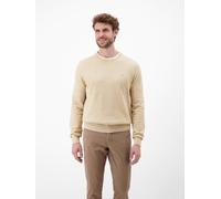 Lerros Strickpullover O-Neck-Bündchen Rundhals 100% Baumwolle Tender Beige Melange 3XL
