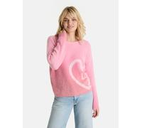 Strickpullover LIEBLINGSSTÜCK "AsyaL", Damen, Gr. 38, 320, blush, 13% Wolle, 52% Alpaka, 32% Polyamid, 3% Elasthan, normal, Rundhals, Pullover Strickpullover, mit Alpakawolle und Wolle (43717306-38) 3