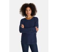 Strickpullover LIEBLINGSSTÜCK "BinjaL", Damen, Gr. 36, 490, navy, 100% Baumwolle, normal, Rundhals, Pullover Strickpullover, aus 100% Baumwolle (43207724-36) 490, navy