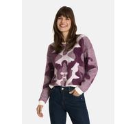 Strickpullover LIEBLINGSSTÜCK "BoL", Damen, Gr. 40, 883, wineberry, 57% Polyamid, 34% Polyester, 9% Polyacryl, normal, Rundhals, Pullover, Weicher Materialmix (86418953-40) 883, wineberry