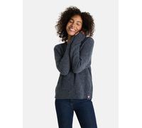 Strickpullover LIEBLINGSSTÜCK "SölveL", Damen, Gr. 38, 980, anthra, 34% Polyamid, 33% Alpaka, 33% Wolle, weit, V-Ausschnitt, Pullover Strickpullover, mit Alpakawolle und Wolle (12436711-38) 980, anthr