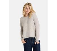 Strickpullover LIEBLINGSSTÜCK "SölveL", Damen, Gr. 40, 130, beige, 34% Polyamid, 33% Alpaka, 33% Wolle, weit, V-Ausschnitt, Pullover Strickpullover, mit Alpakawolle und Wolle (62214919-40) 130, beige