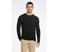 Lindbergh Slim Fit Pullover schwarz, Einfarbig