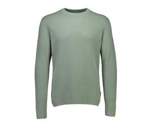 Strickpullover LINDBERGH "Strickpullover Relaxed Fit", Damen, Gr. XL, sage grün, Obermaterial: 80% Baumwolle, 20% Polyester, unifarben, Rundhals, Pullover Strickpullover (31847216-XL) sage grün