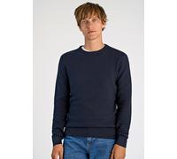 Strickpullover LINDBERGH "Strickpullover Relaxed Fit", Herren, Gr. 3XL, blau (navy), Obermaterial: 60% Baumwolle, 40% Polyester, unifarben, Rundhals, Pullover Strickpullover (40449924-XXXL) navy