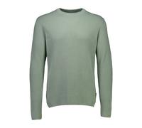Strickpullover LINDBERGH "Strickpullover Relaxed Fit", Herren, Gr. L, grün (sage grün), Obermaterial: 80% Baumwolle, 20% Polyester, unifarben, Rundhals, Pullover Strickpullover (31847216-L) sage grün