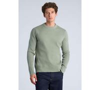 Lindbergh Relaxed Fit Strickpullover mit Rundhalsausschnitt in Gruen, Größe M