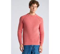 Strickpullover LINDBERGH "Strickpullover Relaxed Fit", Herren, Gr. M, pink, Obermaterial: 60% Baumwolle, 40% Polyester, unifarben, Rundhals, Pullover Strickpullover (29215335-M) pink