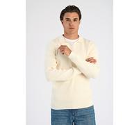 Lindbergh Relaxed Fit Pullover mit Strukturmuster in Offwhite, Größe M