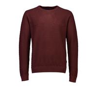 Strickpullover LINDBERGH "Strickpullover Relaxed Fit", Herren, Gr. XL, braun (deep burgundy), Obermaterial: 100% Baumwolle, Rundhals, Pullover Strickpullover (26885126-XL) deep burgundy