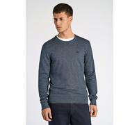 Strickpullover LINDBERGH "Strickpullover Slim Fit", Herren, Gr. M, dk blau blend, Obermaterial: 80% Viskose, 20% Nylon, Rundhals, Pullover Strickpullover (61228229-M) dk blau blend