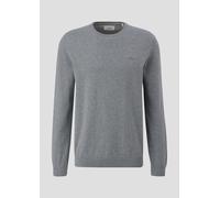 s.Oliver Baumwollpullover mit Logo-Stickerei
