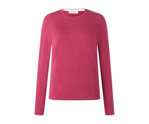 Strickpullover MAERZ MUENCHEN "Maerz Muenchen 301000 Strickpullover Damen Bekleidung", Damen, Gr. 42, pink, 100% Wolle, Rundhals, Pullover Strickpullover (29002049-42) pink