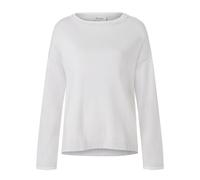 Strickpullover MAERZ MUENCHEN "Maerz Muenchen 301201 Strickpullover Damen Bekleidung", Damen, Gr. 40, grau, 55% Wolle, 45% Baumwolle, Rundhals, Pullover Strickpullover (21894943-40) grau