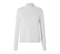 Strickpullover MAERZ MUENCHEN "Maerz Muenchen 304100 Strickpullover Damen Bekleidung", Damen, Gr. 42, grau, 55% Wolle, 45% Baumwolle, Rundhals, Pullover Strickpullover (19348419-42) grau