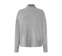 Strickpullover MAERZ MUENCHEN "Maerz Muenchen 310500 Strickpullover Damen Bekleidung", Damen, Gr. 42, grau, 100% Schurwolle, Pullover Strickpullover (40983739-42) grau