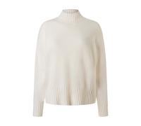 Strickpullover MAERZ MUENCHEN "Maerz Muenchen 310500 Strickpullover Damen Bekleidung", Damen, Gr. 46, weiß, 100% Schurwolle, Pullover Strickpullover (62351414-46) weiß