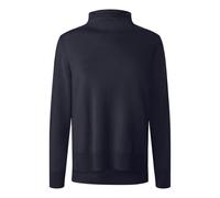 Strickpullover MAERZ MUENCHEN "Maerz Muenchen 324500 Strickpullover Damen Bekleidung", Damen, Gr. 46, schwarz (blau), 100% Wolle, Pullover Strickpullover (52909411-46) blau