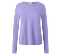 Strickpullover MAERZ MUENCHEN "Maerz Muenchen 375200 Strickpullover Damen Bekleidung", Damen, Gr. 40, lila, 100% Wolle, Rundhals, Pullover Strickpullover (85257705-40) lila