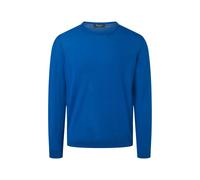 Strickpullover MAERZ MUENCHEN "Maerz Muenchen 401800 Strickpullover Damen Bekleidung", Damen, Gr. 58, blau, 100% Wolle, Rundhals, Pullover Strickpullover (71345663-58) blau