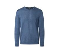 Strickpullover MAERZ MUENCHEN "Maerz Muenchen 401800 Strickpullover Herren Bekleidung", Herren, Gr. 52, blau (hellblau), 100% Wolle, Rundhals, Pullover Strickpullover (32822055-52) hellblau