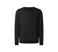 Strickpullover MAERZ MUENCHEN "Maerz Muenchen 403800 Strickpullover Herren Bekleidung", Herren, Gr. 48, schwarz, 100% Schurwolle, V-Ausschnitt, Pullover Strickpullover (53288242-48) schwarz