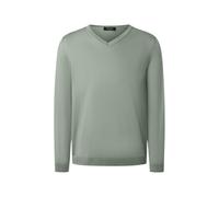 Strickpullover MAERZ MUENCHEN "Maerz Muenchen 403800 XT Strickpullover Herren Bekleidung", Herren, Gr. 52, dunkelgruen, 100% Schurwolle, V-Ausschnitt, Pullover Strickpullover (12938352-52) dunkelgruen