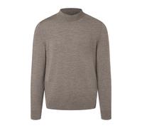 Strickpullover MAERZ MUENCHEN "Maerz Muenchen 420300 Strickpullover Herren Bekleidung", Herren, Gr. 52, beige (braun), 100% Wolle, Pullover Strickpullover (87958458-52) braun
