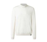 Strickpullover MAERZ MUENCHEN "Maerz Muenchen 420300 Strickpullover Herren Bekleidung", Herren, Gr. 52, weiß, 100% Wolle, Pullover Strickpullover (20593619-52) weiß